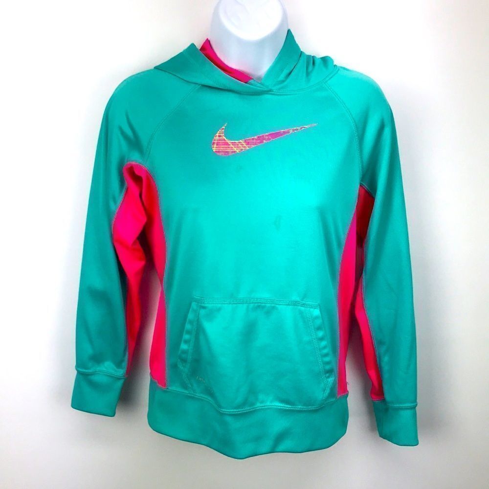 Nike Therma Fit Pullover Hooded Sweater Girls size Large